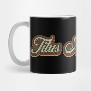 Titus Andronicus Vintage Text Mug